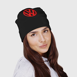 Шапка Volkswagen red logo, цвет: 3D-принт — фото 2