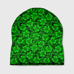 Шапка Клеверный узор паттерновый