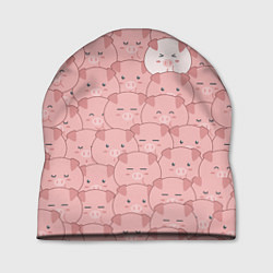 Шапка Свинки паттерн
