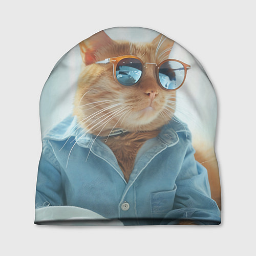 Шапка Альфа кот / 3D-принт – фото 1