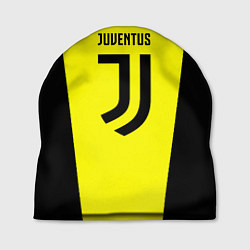 Шапка Juventus sport geometry yellow, цвет: 3D-принт