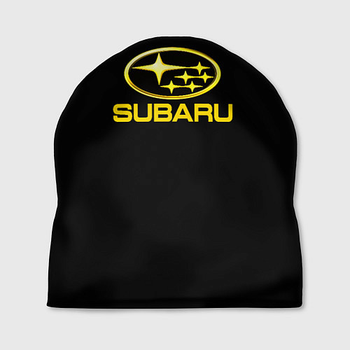 Шапка Subaru logo yellow / 3D-принт – фото 1