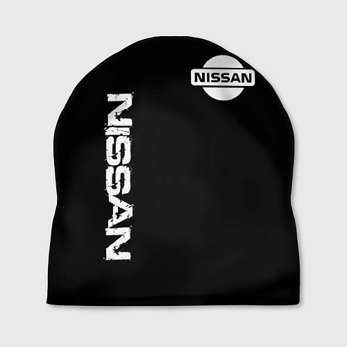 Шапка Nissan logo white auto / 3D-принт – фото 1