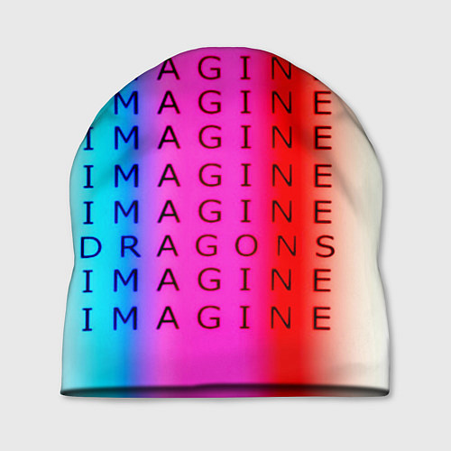 Шапка Imagine Dragons neon rock / 3D-принт – фото 1