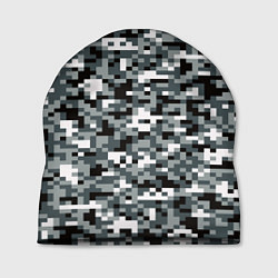 Шапка Камуфляжные пиксели текстура