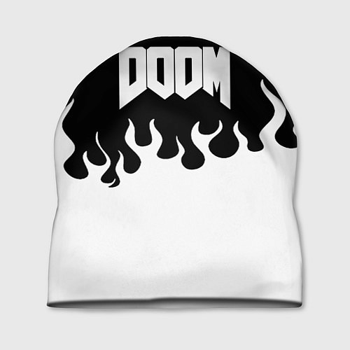 Шапка Doom fire white / 3D-принт – фото 1