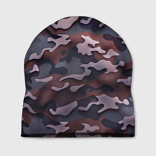 Шапка Камуфляж-грязь / 3D-принт – фото 1
