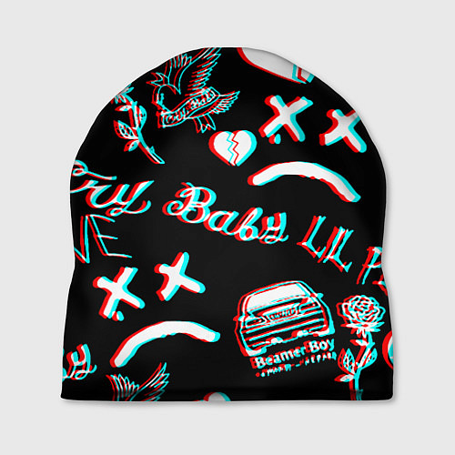 Шапка Lil Peep logo glitch / 3D-принт – фото 1