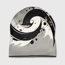 Шапка Инь-янь абстракция - нейроарт