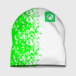 Шапка Xbox кислотные зеленые краски