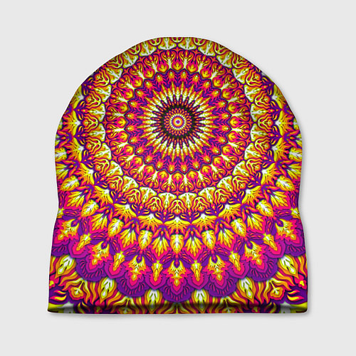 Шапка Мандала пурпурного пламени / 3D-принт – фото 1