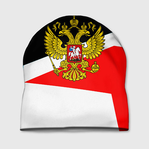 Шапка Спортивная геометрия герб / 3D-принт – фото 1