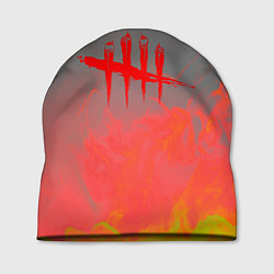 Шапка Dead by Daylight logo fire