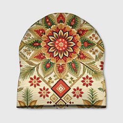 Шапка Стиль советского ковра узоры и орнамент