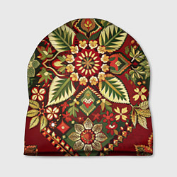 Шапка Стиль советского ковра узоры и орнамент
