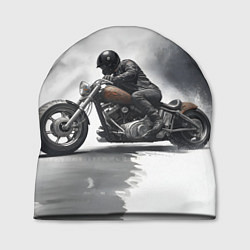 Шапка Крутой байкер скетч