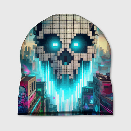 Шапка Minecraft skull - ai art fantasy / 3D-принт – фото 1