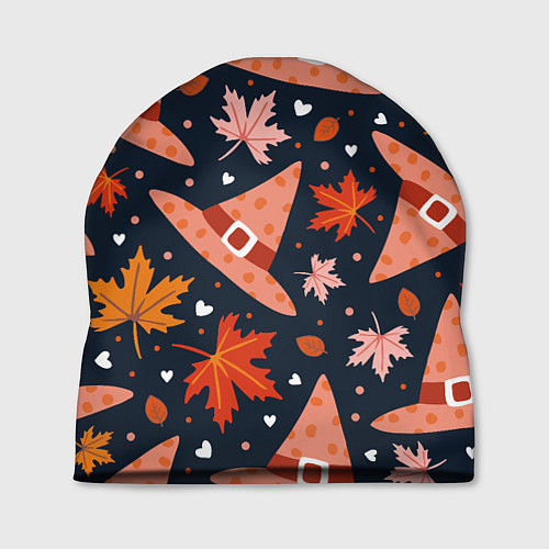 Шапка Шляпа в осенних листьях / 3D-принт – фото 1