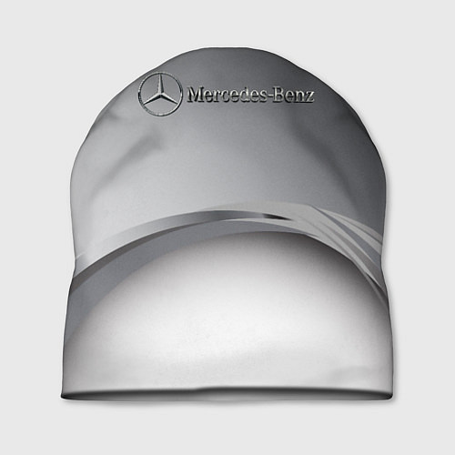 Шапка Mercedes benz grey / 3D-принт – фото 1