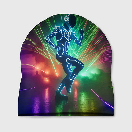 Шапка Neon cyber dance - ai art fantasy / 3D-принт – фото 1