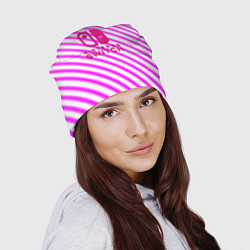 Шапка Nintendo pink line, цвет: 3D-принт — фото 2