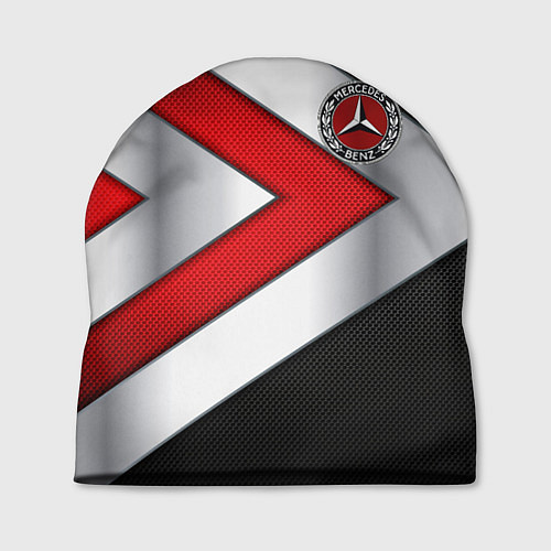 Шапка Mercedes benz carbon metal / 3D-принт – фото 1