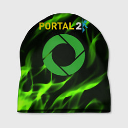 Шапка Portal green flame, цвет: 3D-принт