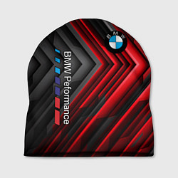 Шапка BMW geometry stripes red