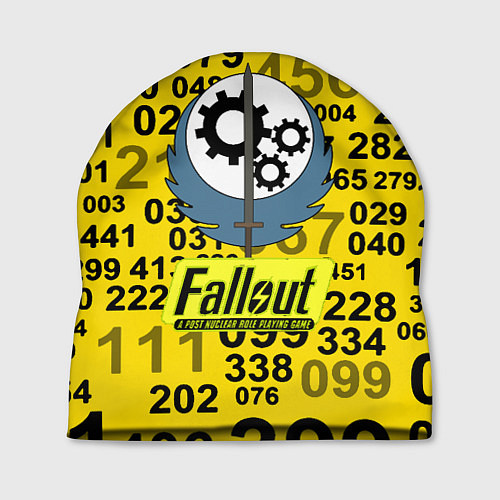 Шапка Fallout pattern symbol / 3D-принт – фото 1