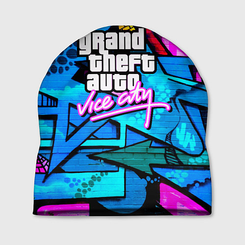 Шапка GTA vice city steel grafity / 3D-принт – фото 1