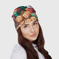 Шапка Рождественские подарки, цвет: 3D-принт — фото 2