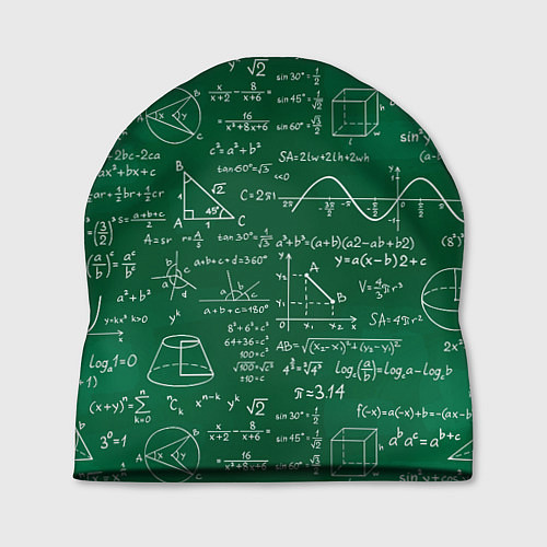 Шапка Математическая теорема / 3D-принт – фото 1