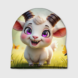 Шапка Козлёнок на лугу