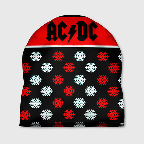 Шапка AC DC winter steel / 3D-принт – фото 1