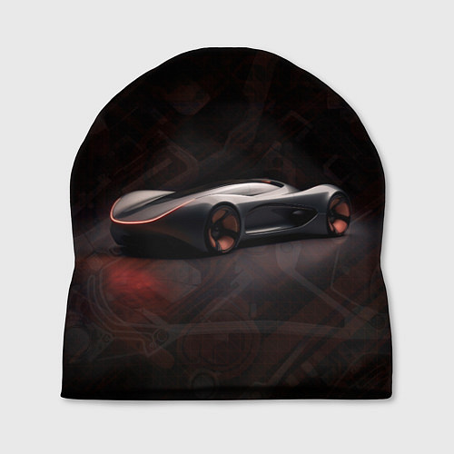 Шапка Футуристичный гоночный автомобиль / 3D-принт – фото 1
