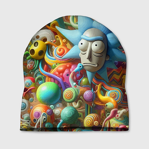 Шапка Рик Санчес - абстракция / 3D-принт – фото 1