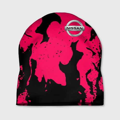 Шапка Nissan fire pink / 3D-принт – фото 1