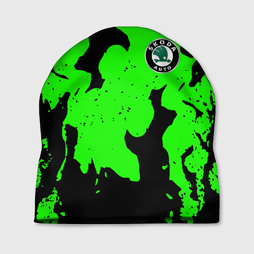 Шапка Skoda flame steel / 3D-принт – фото 1