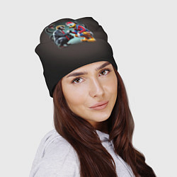 Шапка Venom-Trump and Spider-Duck meme, цвет: 3D-принт — фото 2