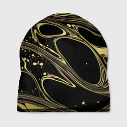 Шапка Разводы в виде кругов и линий - текстура