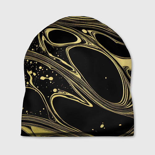 Шапка Разводы в виде кругов и линий - текстура / 3D-принт – фото 1