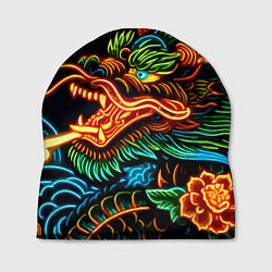 Шапка Japanese neon dragon - irezumi