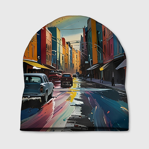 Шапка Улица в стиле экспрессионизм / 3D-принт – фото 1