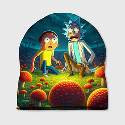 Шапка Rick and Morty on the fly agaric planet