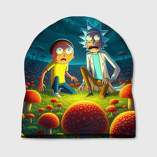 Шапка Rick and Morty on the fly agaric planet / 3D-принт – фото 1