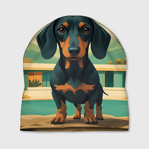 Шапка Такса и лето / 3D-принт – фото 1