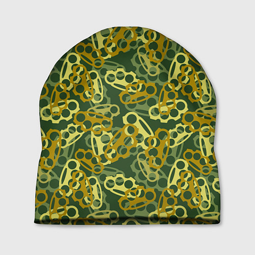 Шапка Зелёные кастеты / 3D-принт – фото 1