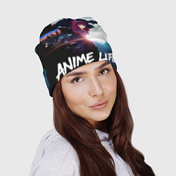 Шапка Anime is life, цвет: 3D-принт — фото 2