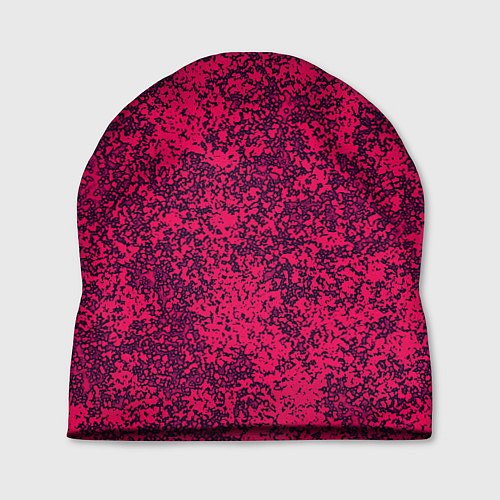 Шапка Насыщенный розовый текстура / 3D-принт – фото 1
