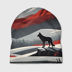 Шапка Лиса и красные горы, цвет: 3D-принт